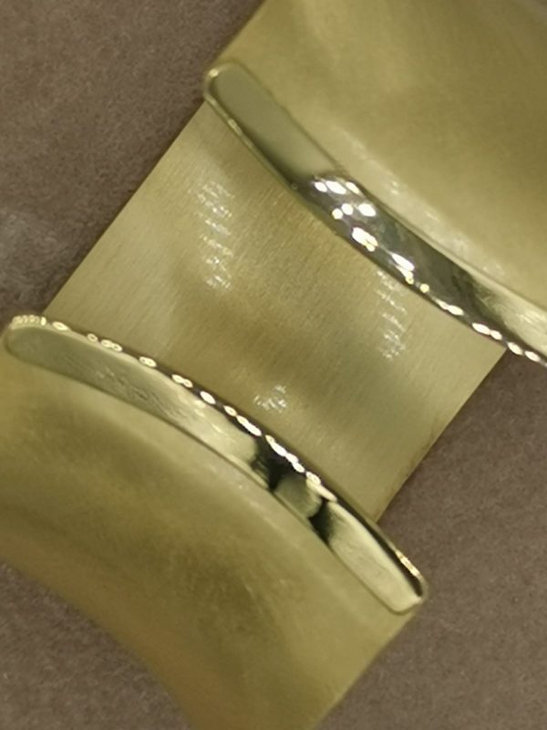 Bracciale in argento con finitura in oro 23 kt